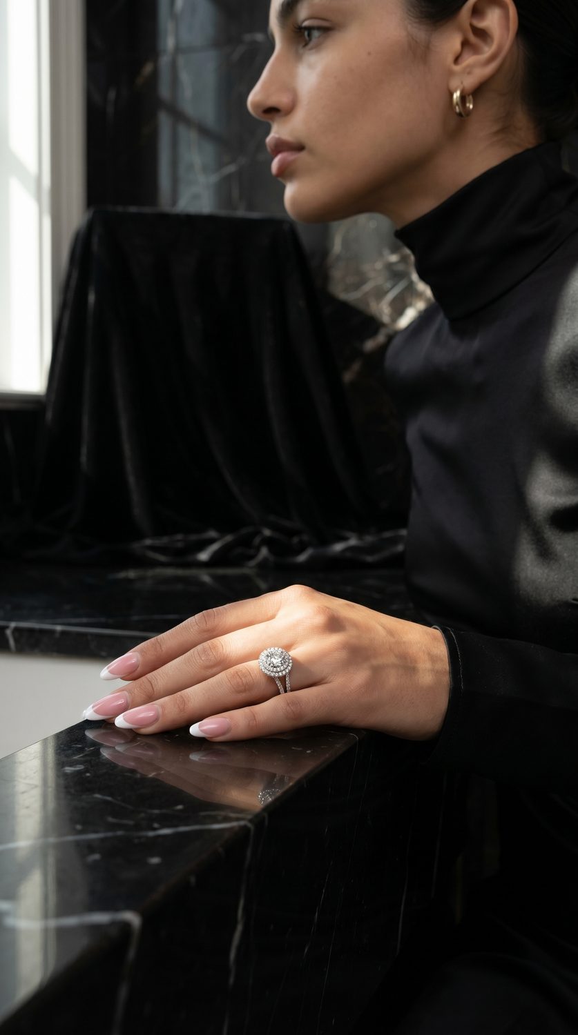 A Danhōv jeweler at the bench in Los Angeles